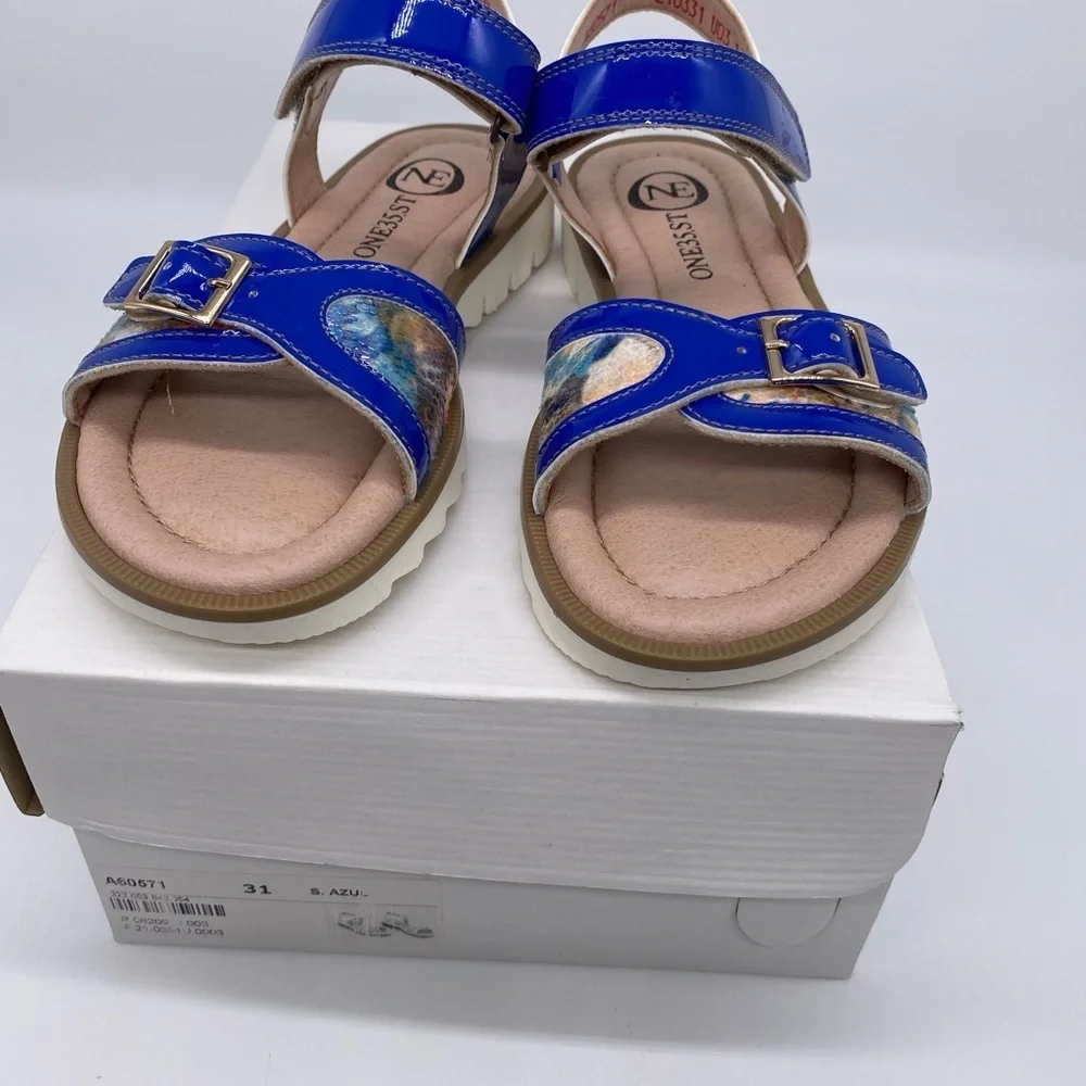Girls Blue Sandals Size US 13 EU 31